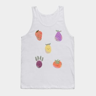 Fruit and veggies sticker pack Tank Top